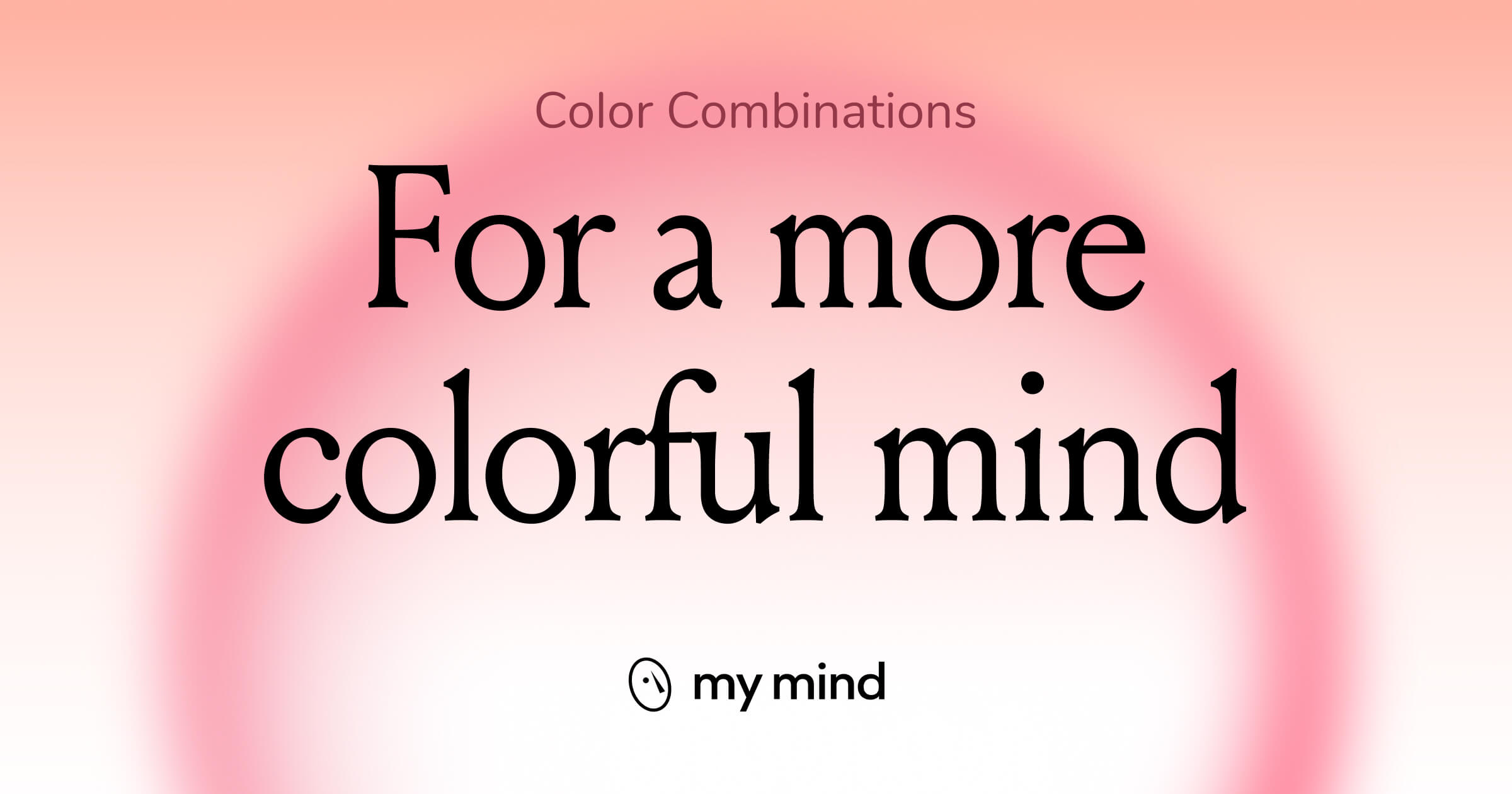 Mindfully curated color palettes